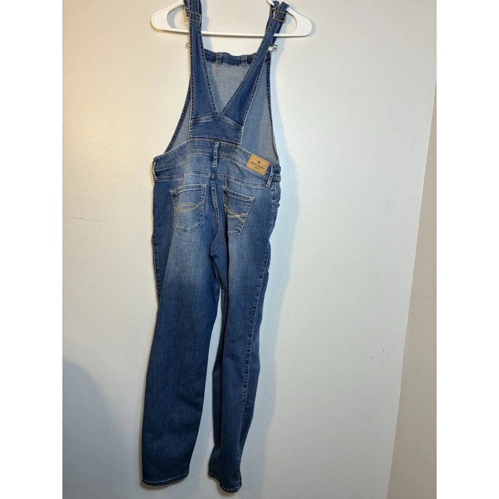 Abercrombie and‎ Fitch bibs Girls 15/16 Mid Wash Slim Leg Casual